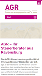 Mobile Screenshot of agr-steuerberatung.de